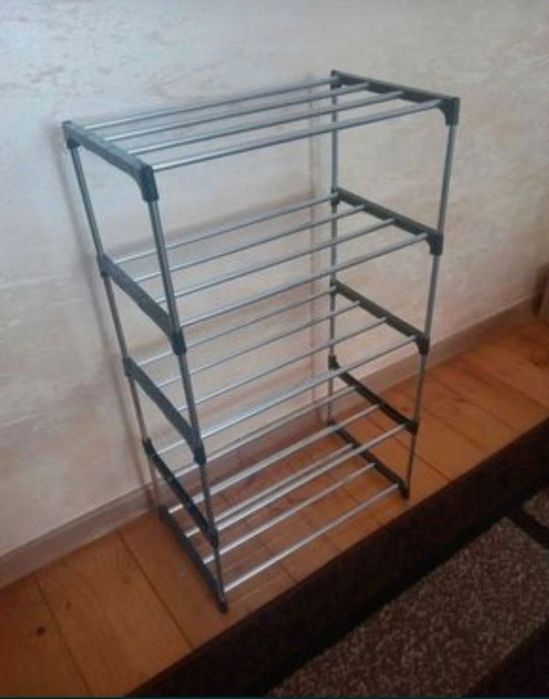 Nowy czarny organizer do przechowywania 5 poziomów + poduszka + regal