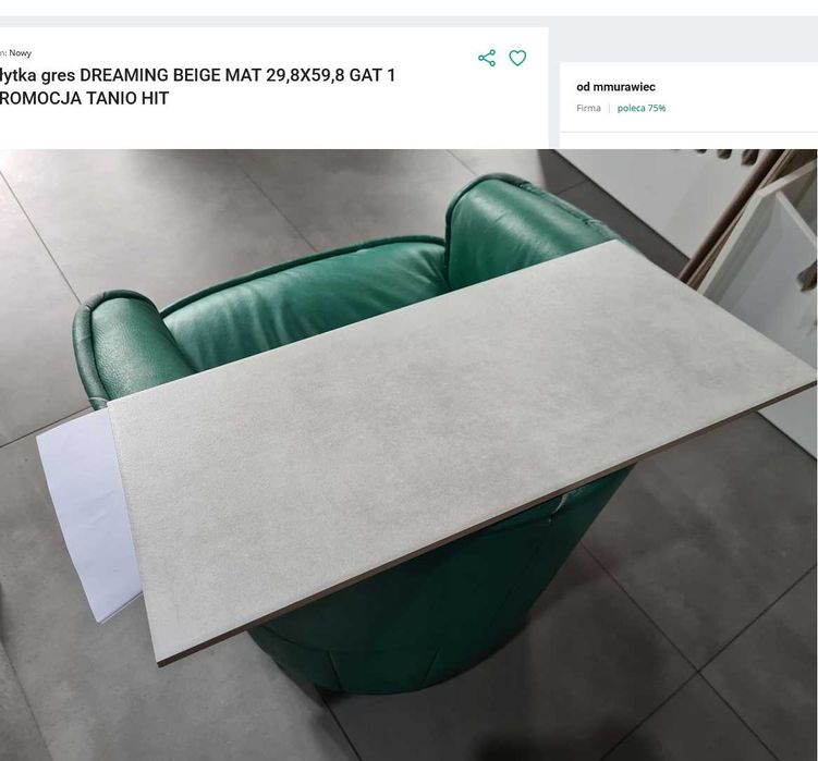 gres DREAMING BEIGE mat 29,8X59,8 GAT 1