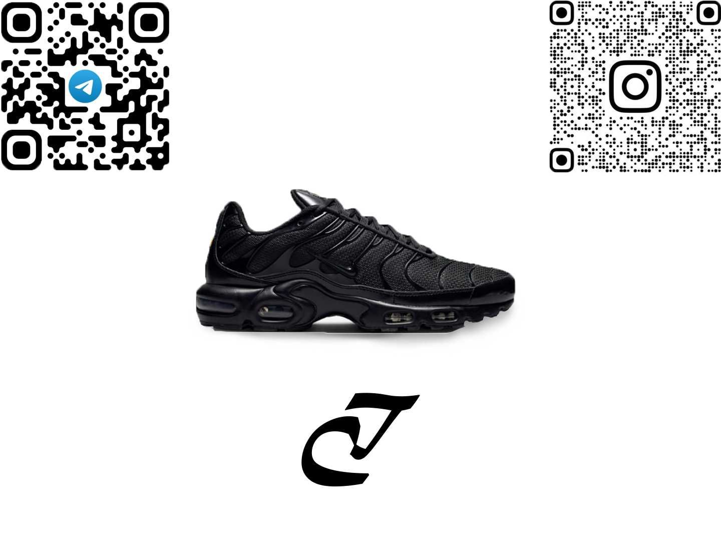 Стильні кросівки Nike TN premium black