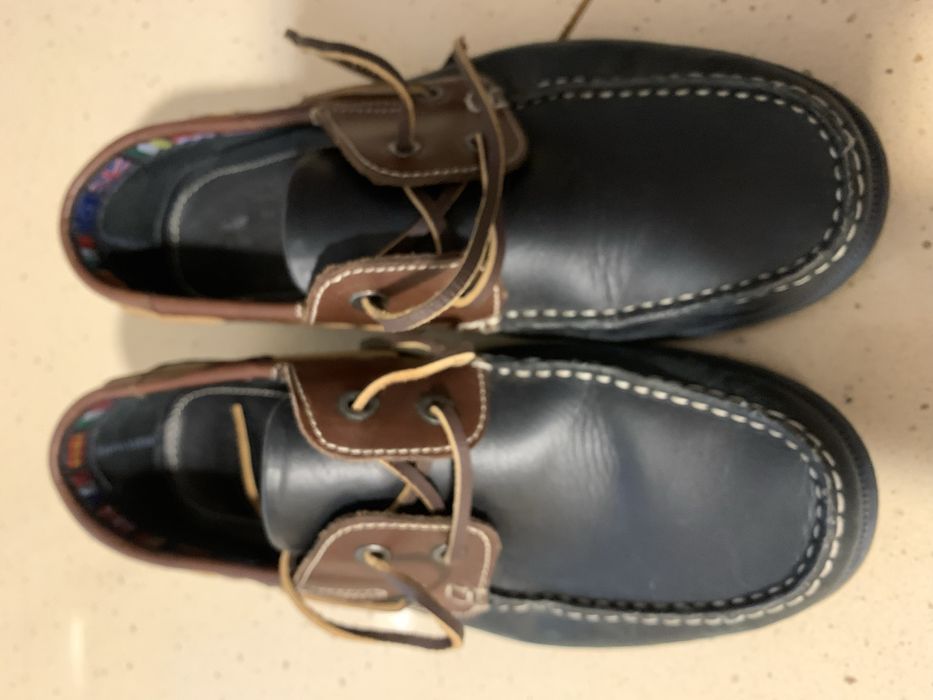 Sapatos vela seaside como novos