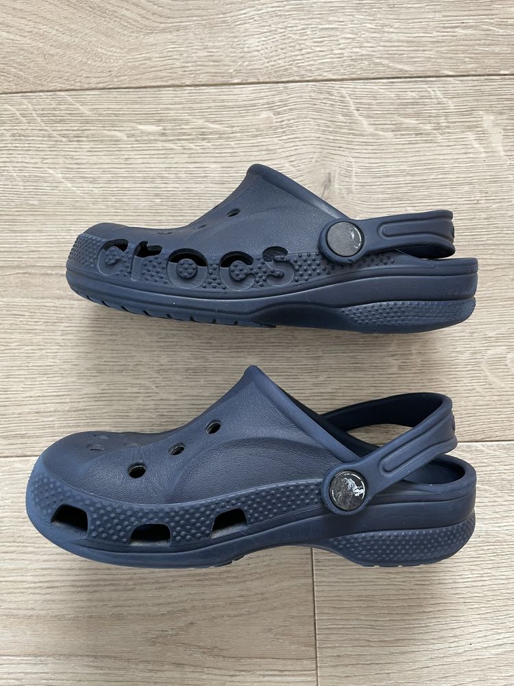 Granatowe chodaki Crocs Baya Clog, r. C12