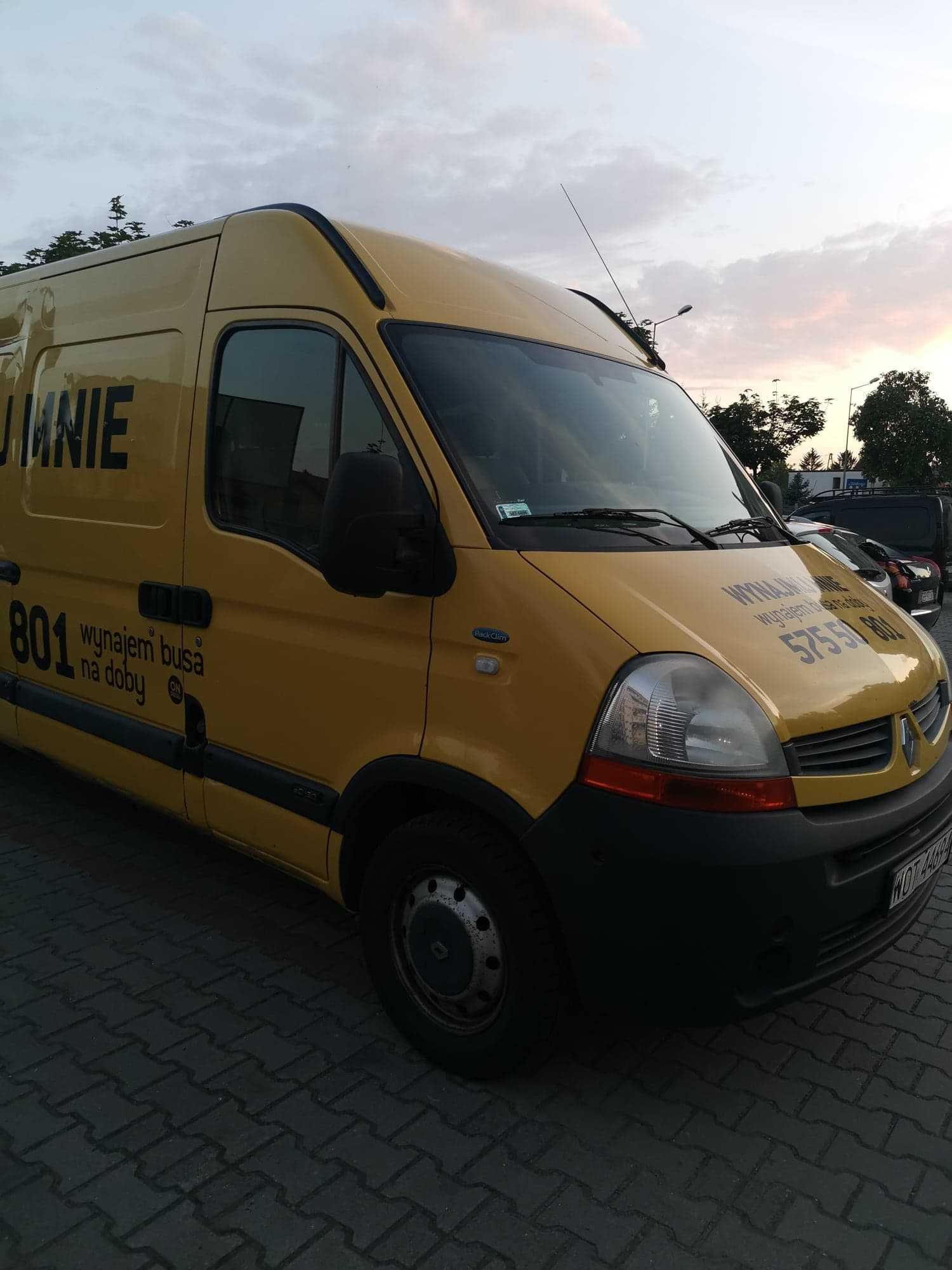 Wynajem busa- Pakiet Klima- Renault Master