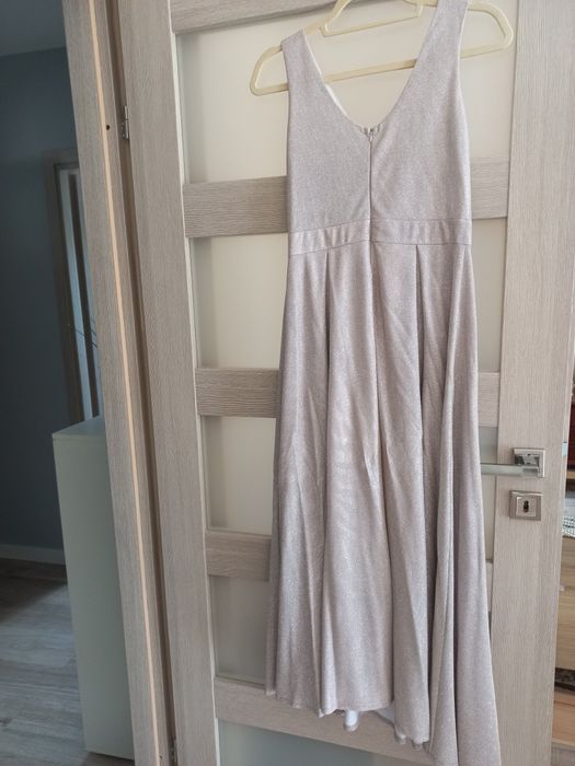 Sukienka długa brokatowa