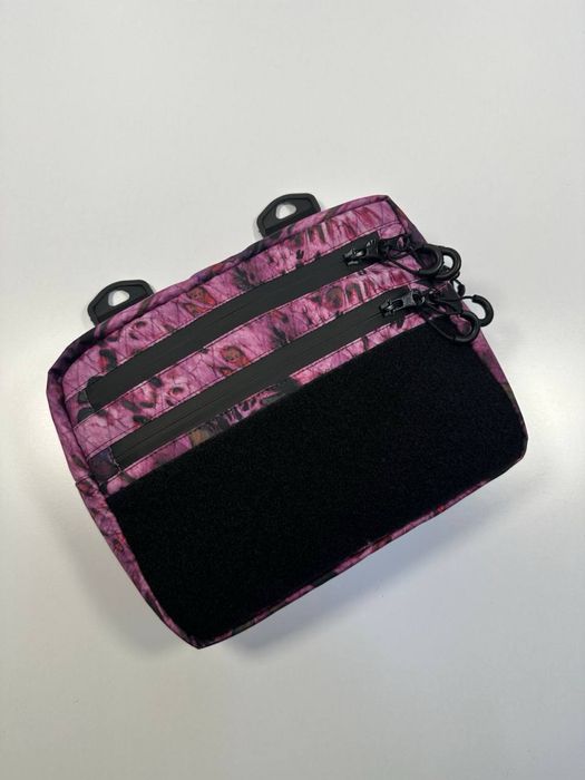 Сумка бананка органайзер барсетка під шеврон рожева