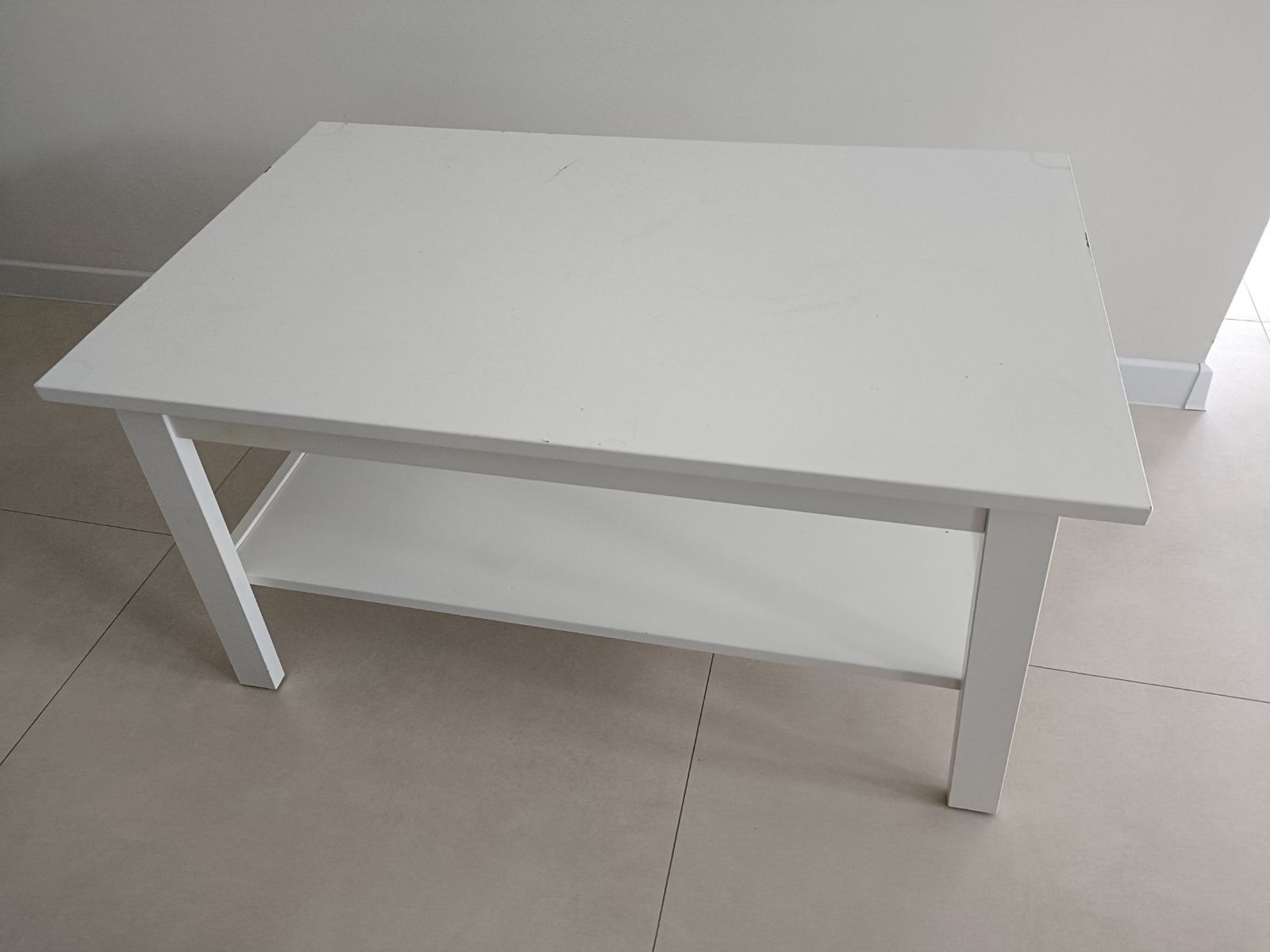 Stolik kawowy, biały, 90x55 cm  IKEA