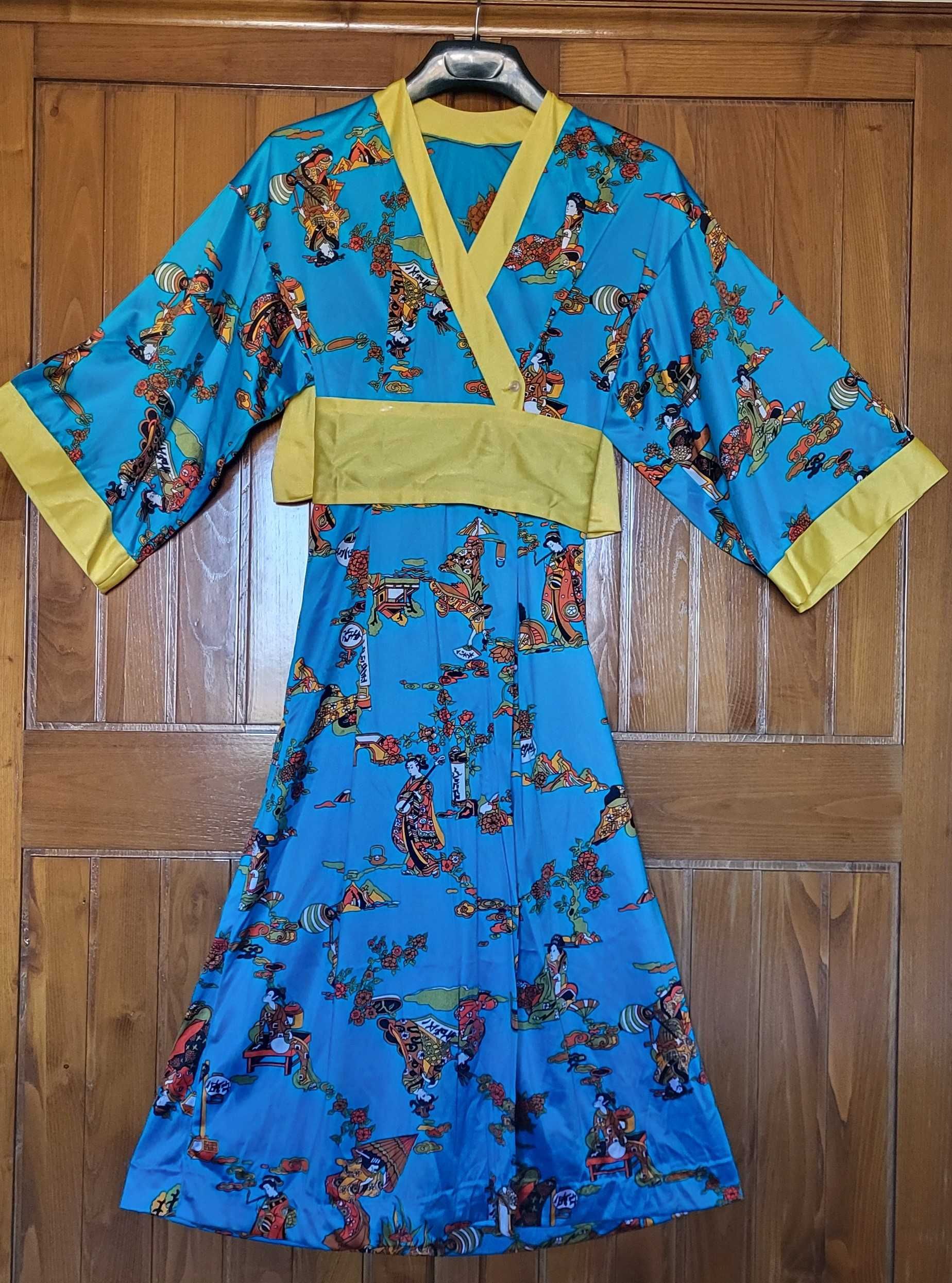 Disfarce Kimono Chinês Feminino - Criança Carnaval