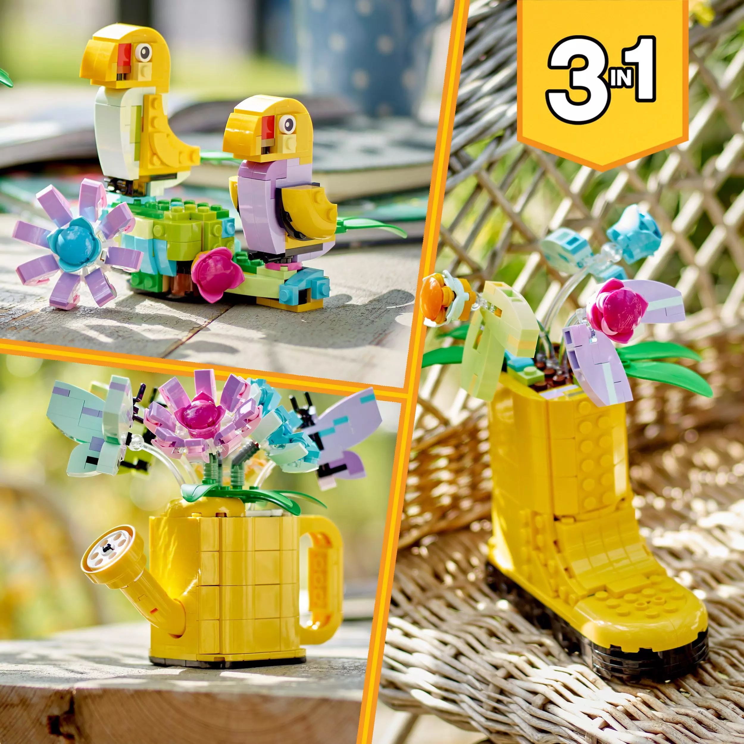 LEGO Creator 3 w 1 Kwiaty w konewce 31149