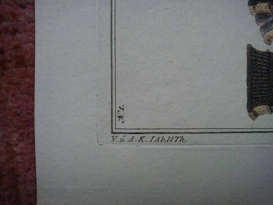 Miedzioryt z początku XIX w. ruiny pałacu Dariusza w Persepolis