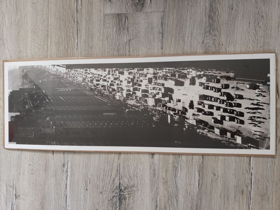 Obraz zdjęcie do powieszenia Manhattan czarno białe 30x88cm 7Aleja