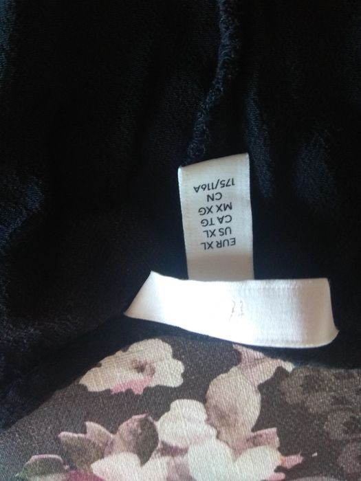 Sukienka H&M XL czarna midi