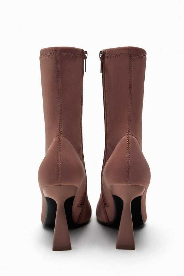 Botins lycra rosa ZARA