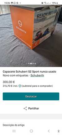 Capacete Novo Schuberth