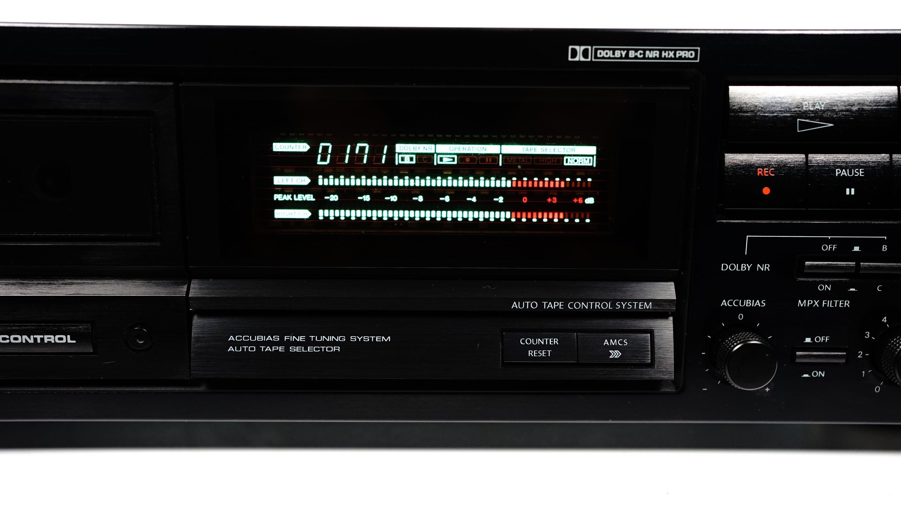 Magnetofon ONKYO TA-2630 kasetowy DECK Accubias AMCS HX PRO Dolby B C