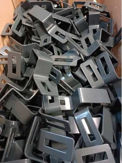 Obejma przelotowa 60/40 - M6 - GRAFIT - kompletna - 100 szt.