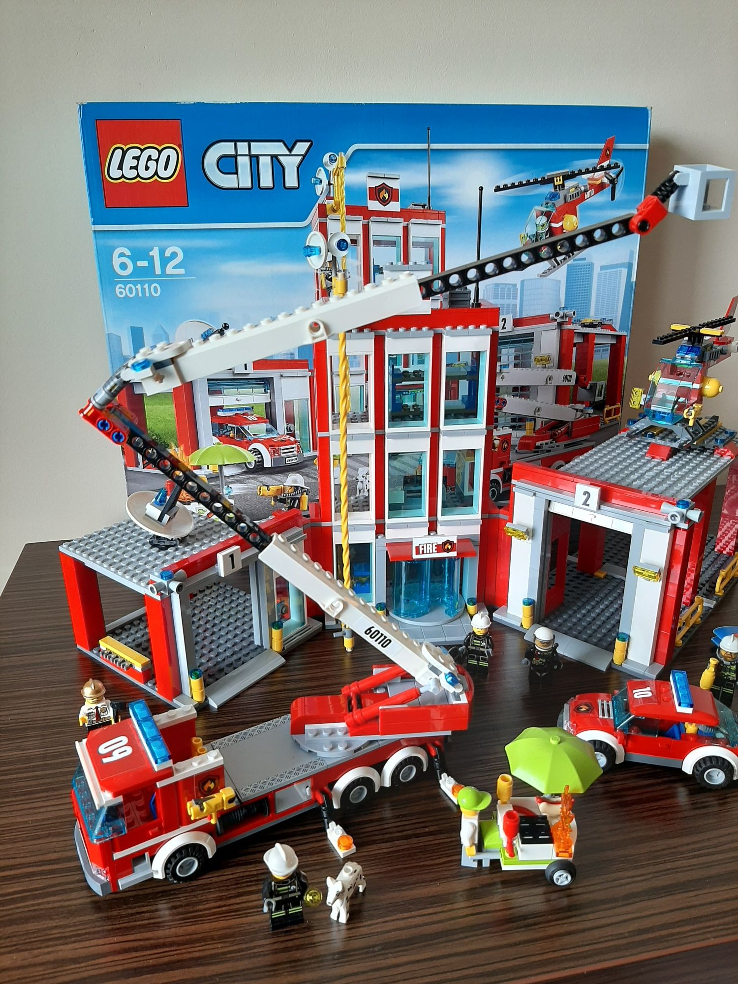 Lego City 60110 - jak nowa, najlepsza remiza straż