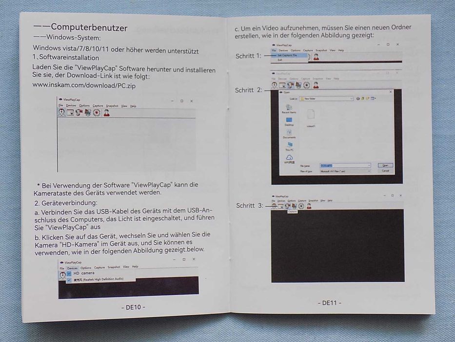 Przenośny ręczny mikroskop cyfrowy - USB -przybliżenie 1600 x 2 MP APP