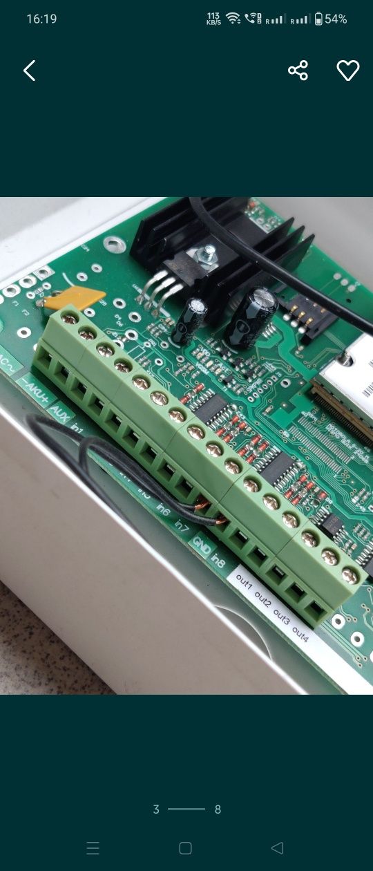 1szt Nadajnik moduł gsm sms MOTOROLA G24 SR-800 bramka monitoring ochr