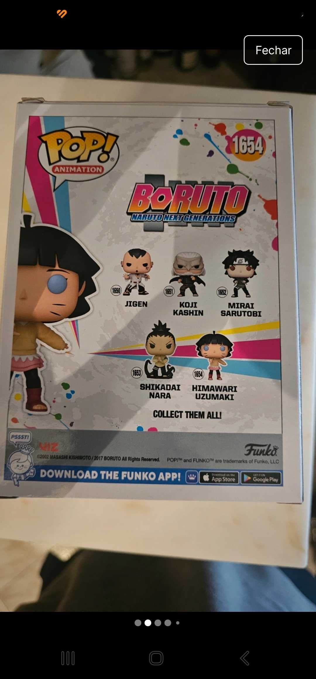 Funko Pop! CHASE Himawari Uzumaki 1654
