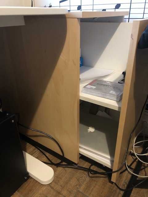 biurko Ikea + dostawka