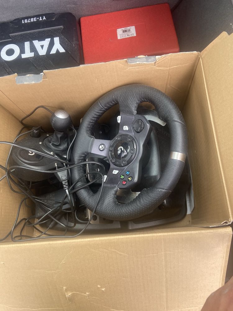 G920 Logitech pedaly + kiera + shifter