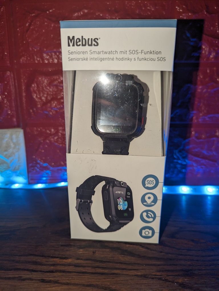 Смарт годинник AmiGo Mebus Camera+LED Black