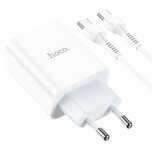 Сетевое зарядное устройство Hoco C97A PD 20W+QC3.0 с кабелем