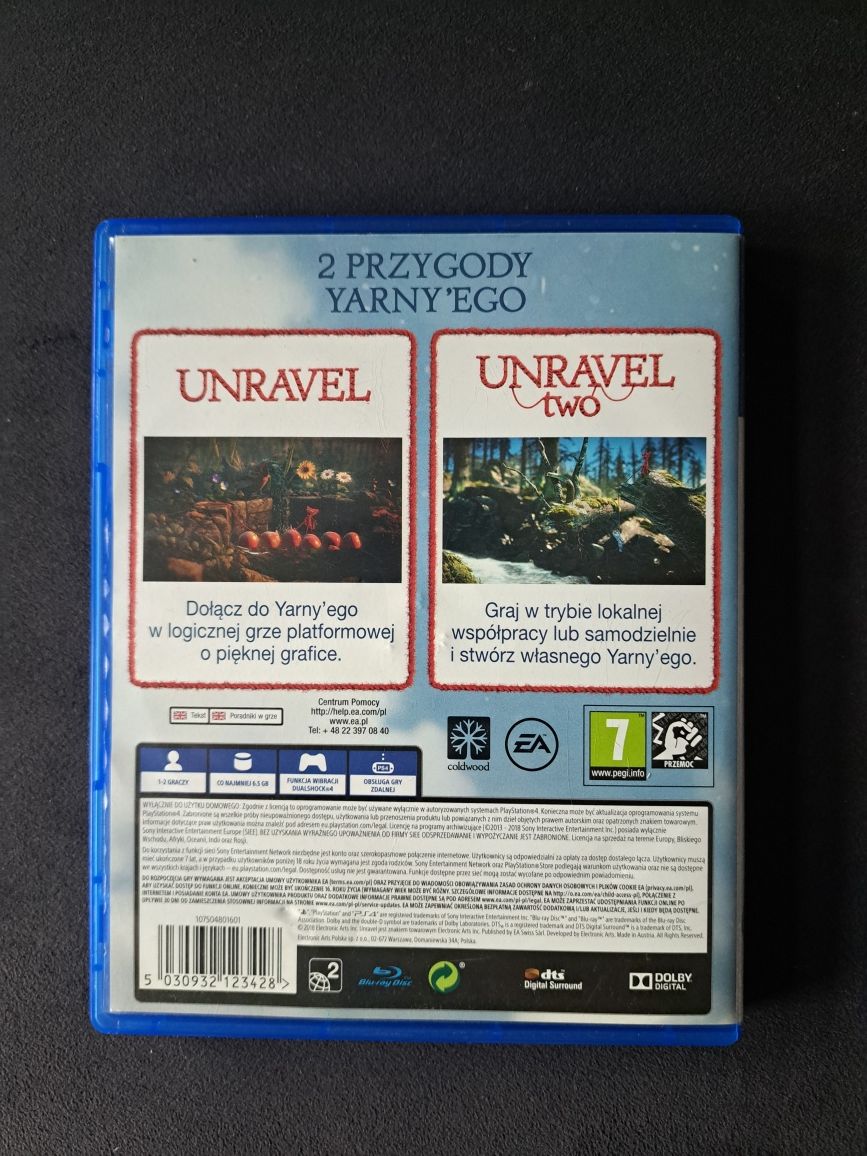 Unravel Yarny Bundle Ps4 Jak nowa