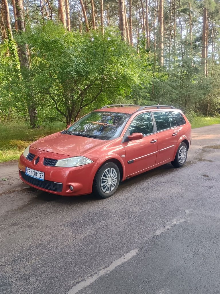 Renault Megane 2.0 benzyna 2005r Duże radio Bluetooth 180 tys przebieg