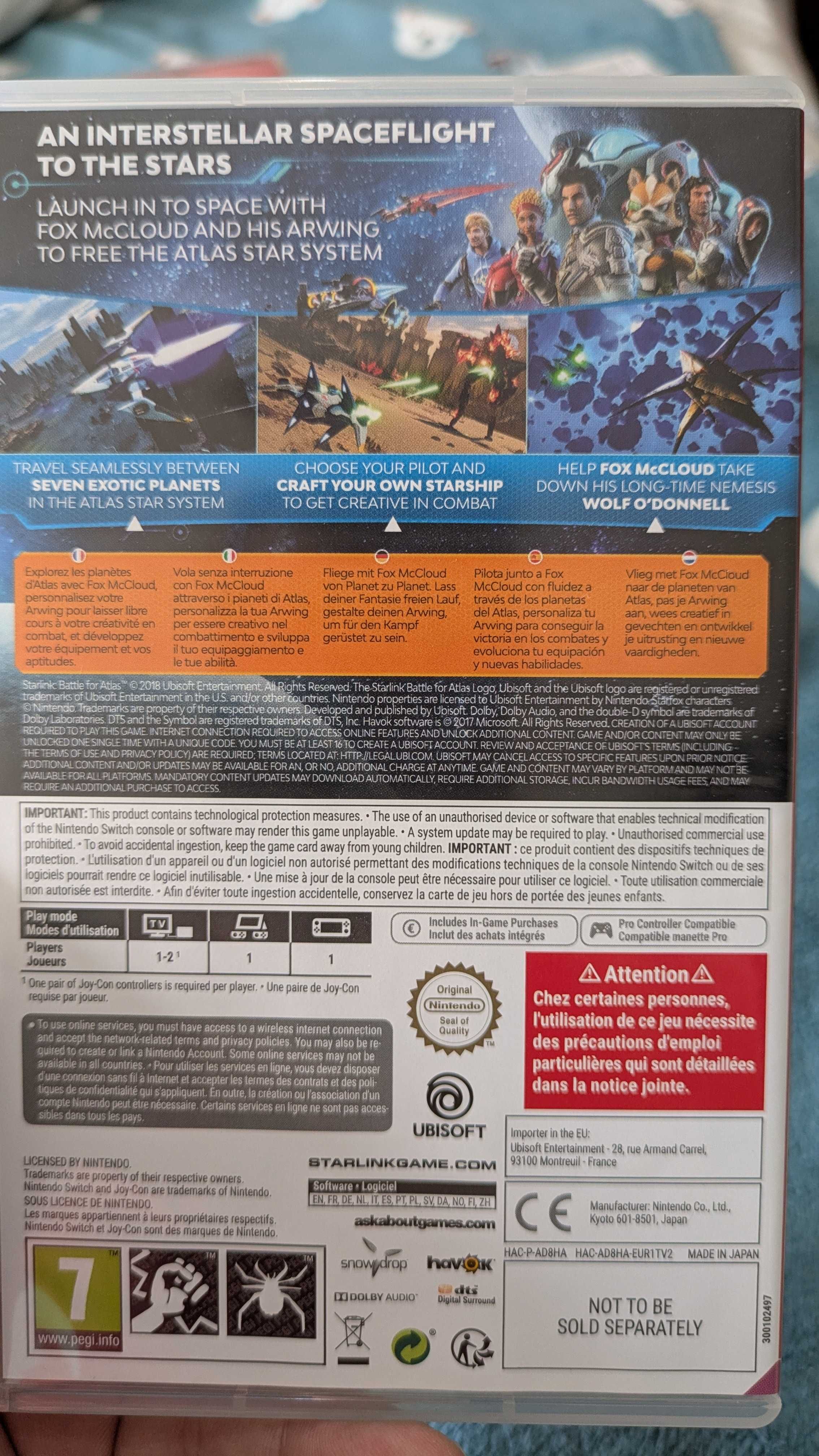 Starlink battle for atlas Nintendo switch