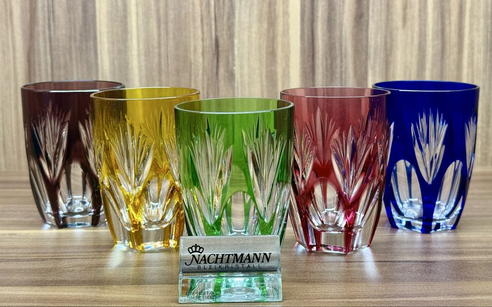 Набор стаканов для воды и сока Nachtmann серия Emerald Kelly GDR Герма