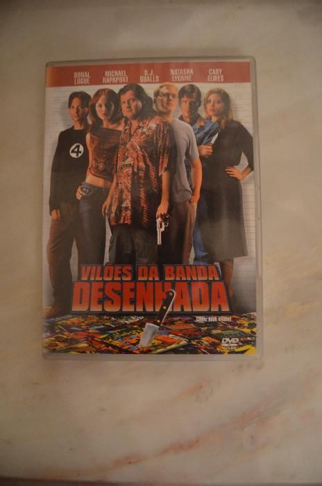 DVD original "Vilões da Banda Desenhada"