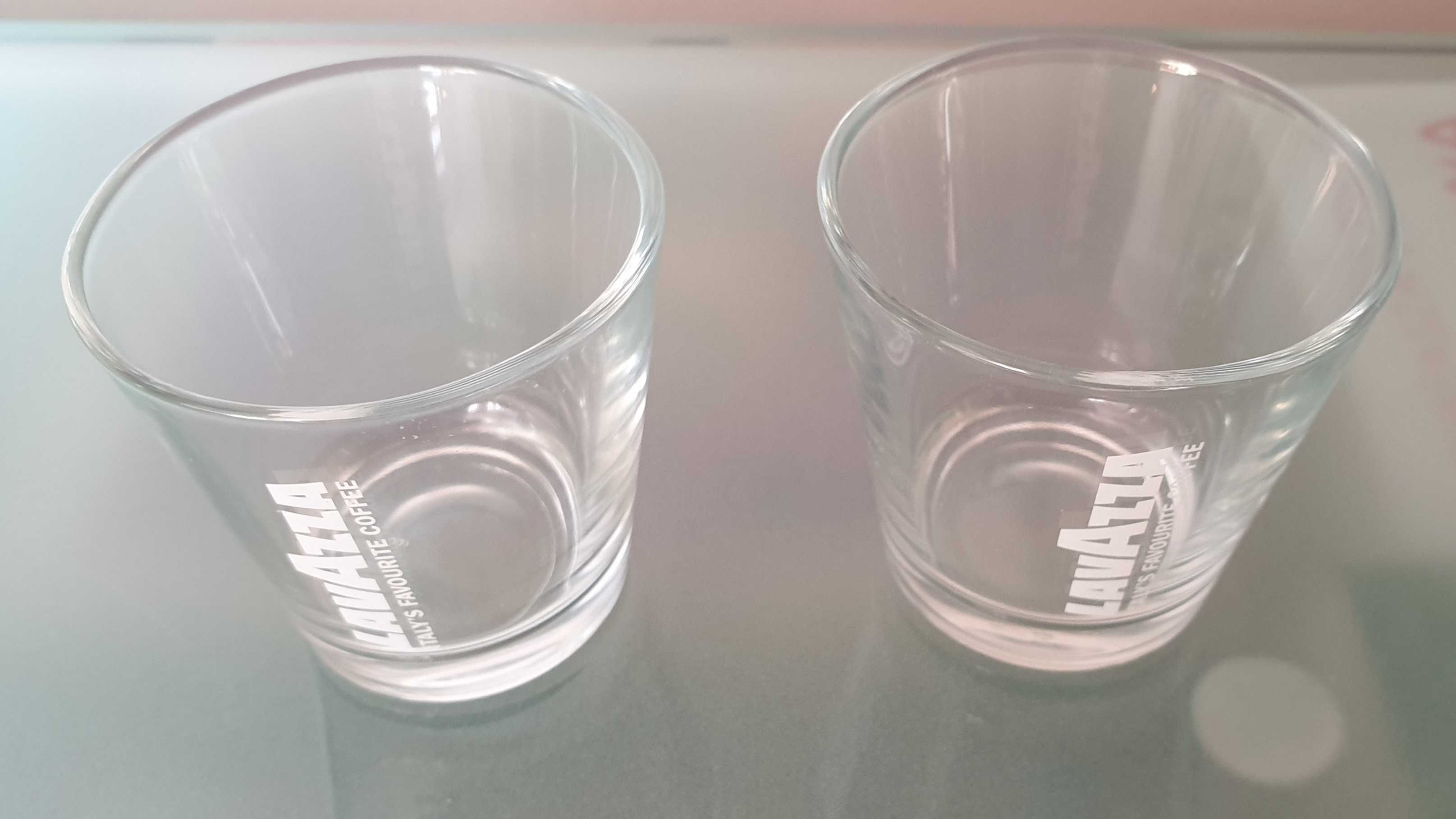 Szklaneczki Lavazza do kawy espresso