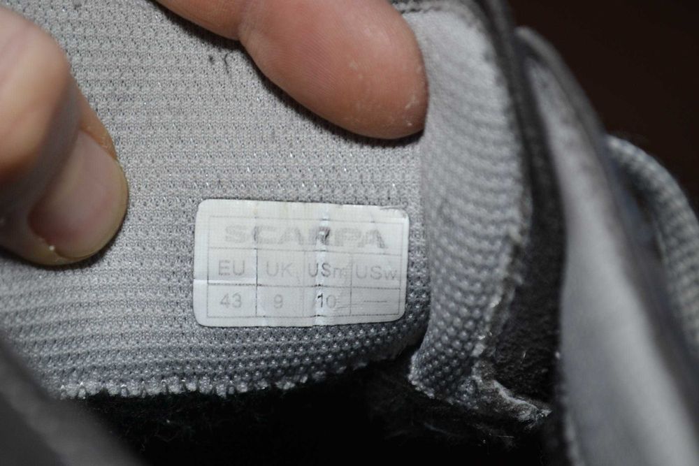 scarpa mojito gtx 42.5-43р зимние кожаные походные туристические