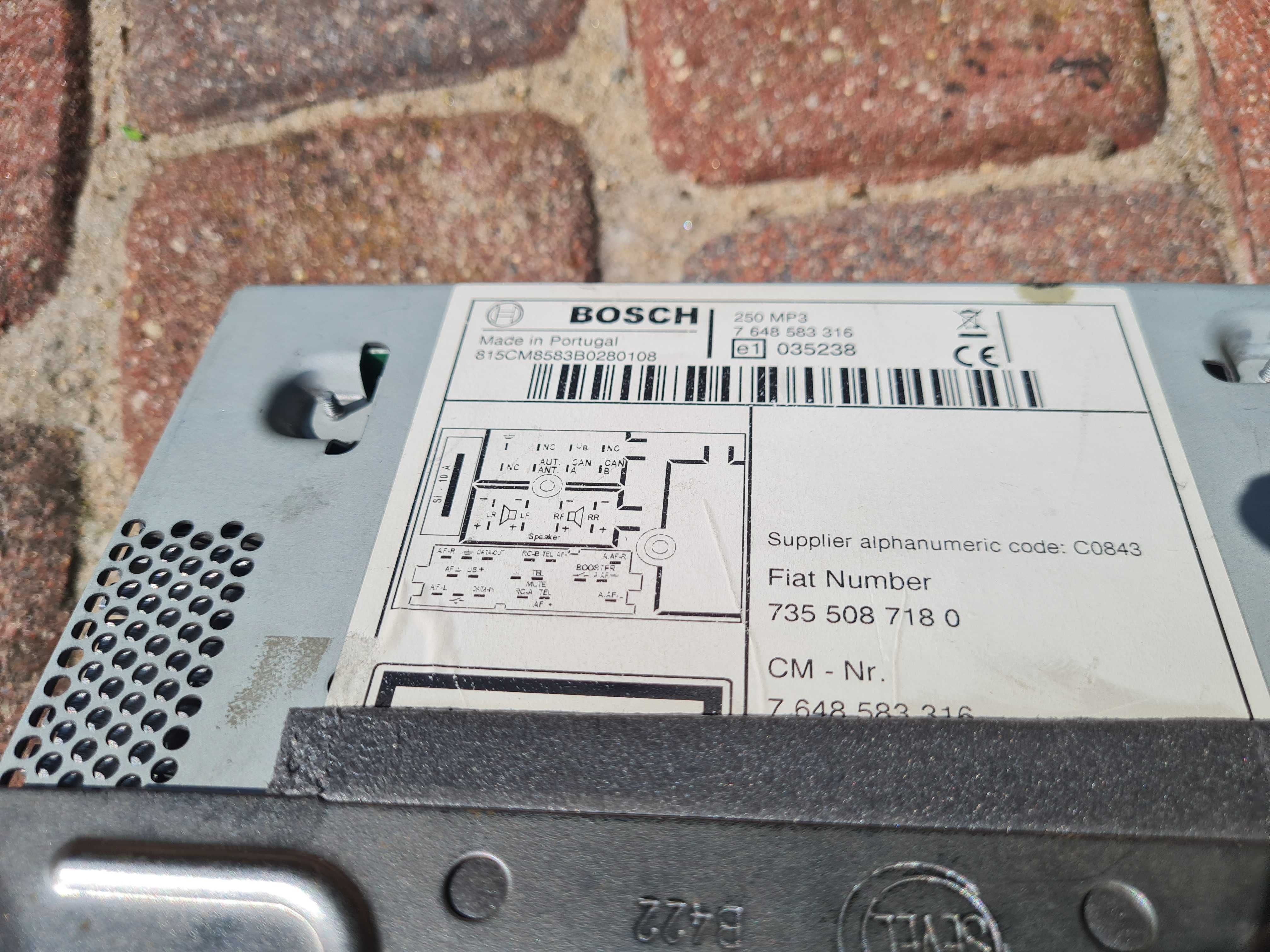 Radio Bosch/Blaupunkt Ducato/Jumper/Boxer