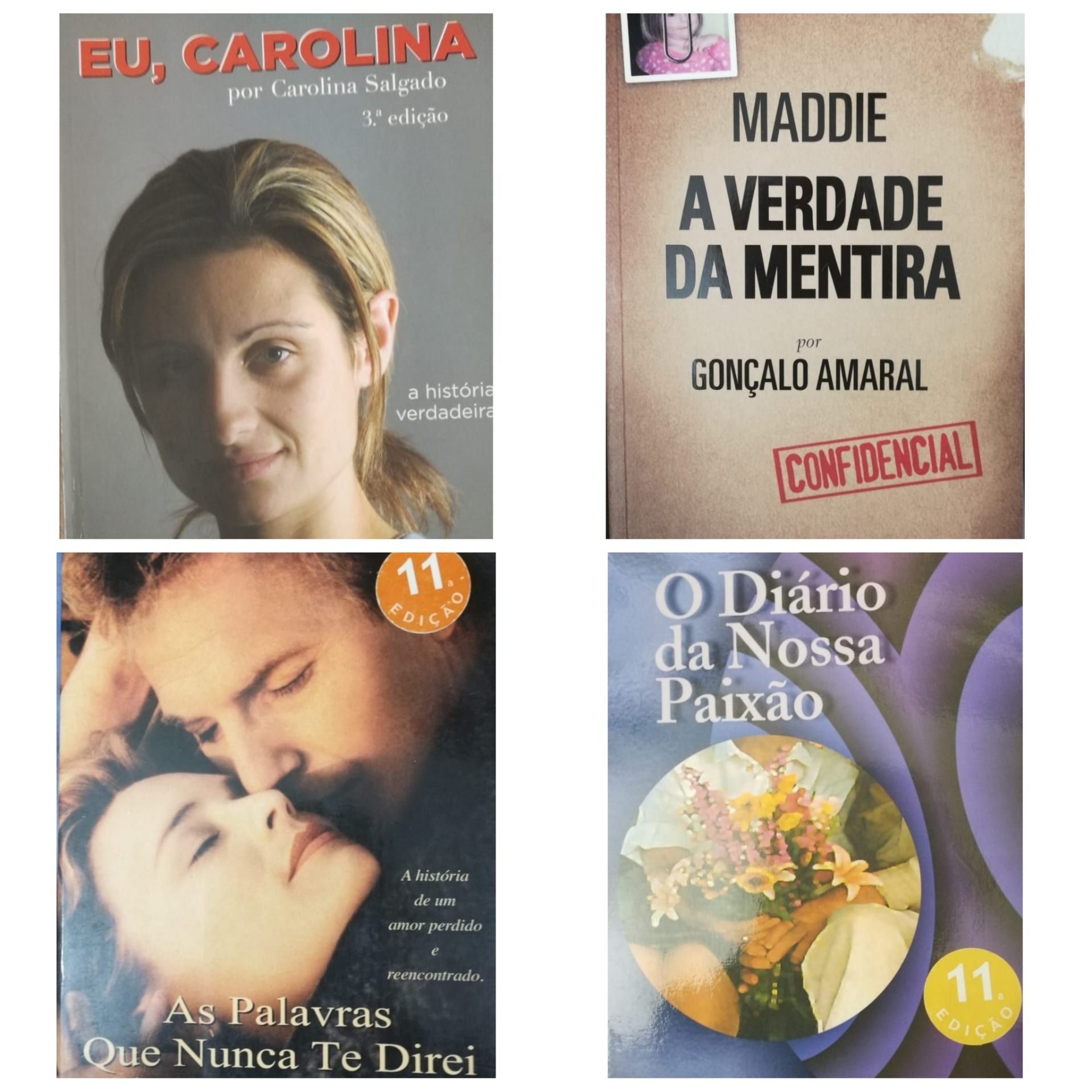 Vendo diversos livros. Na compra de 3 ofereço o quarto livro