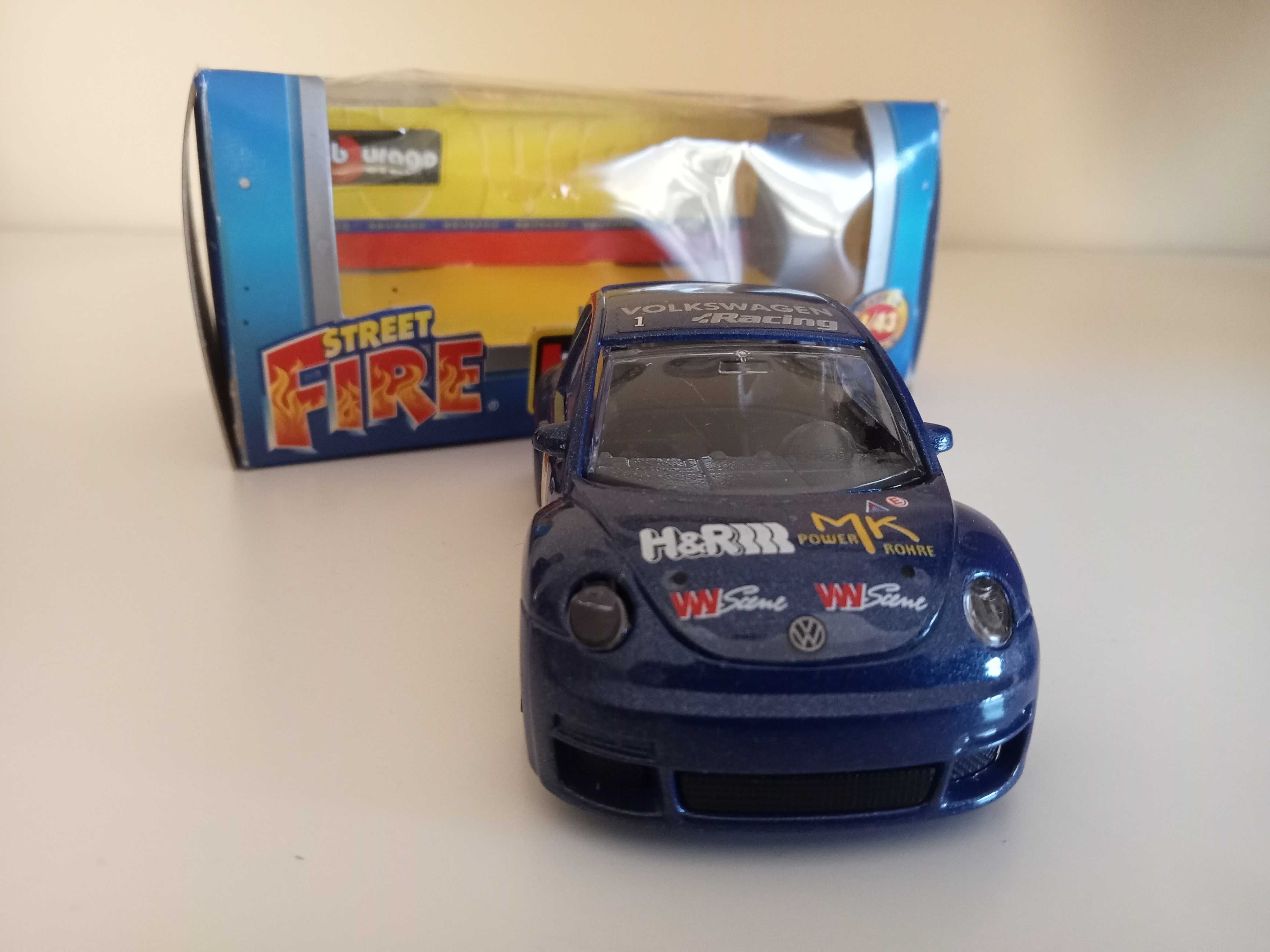 Carro Bugaro Wolkswagen New Beetle Cup 1/43