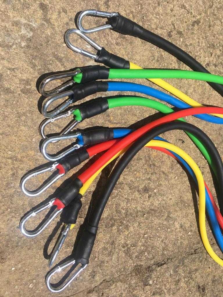 Conjunto/Kit de Fitness Bandas de Resistência