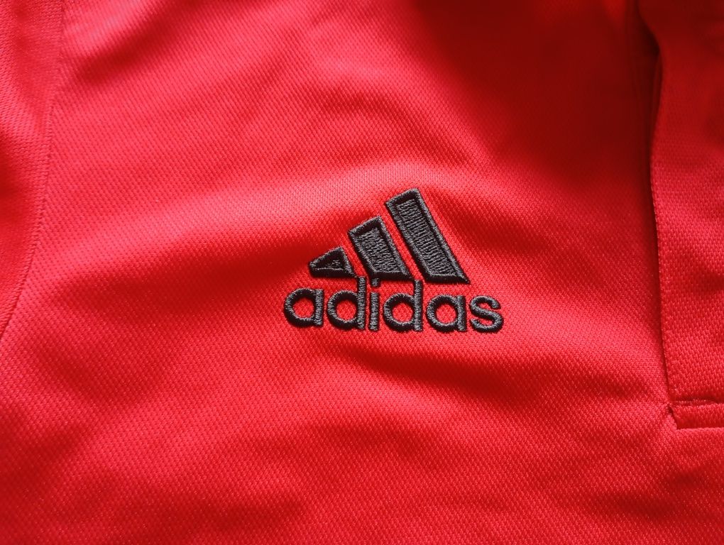 Bluzka, koszulka z krótkim rękawem polo Adidas roz. S