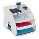 Organizer na dokumenty z 4 przegrodami  34x25x27cm