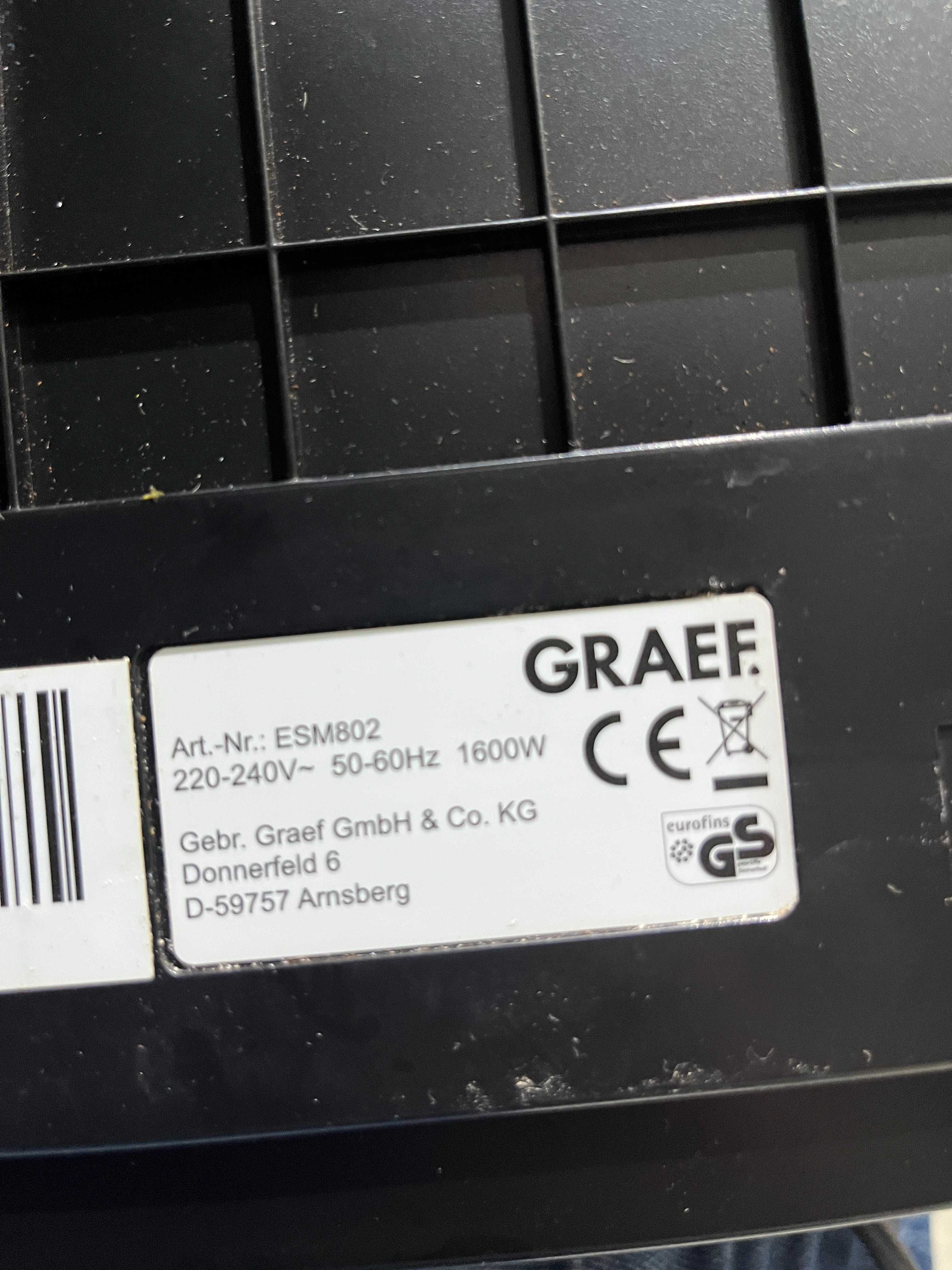 Automatyczny ekspres ciśnieniowy Graef ESM 802 czarny