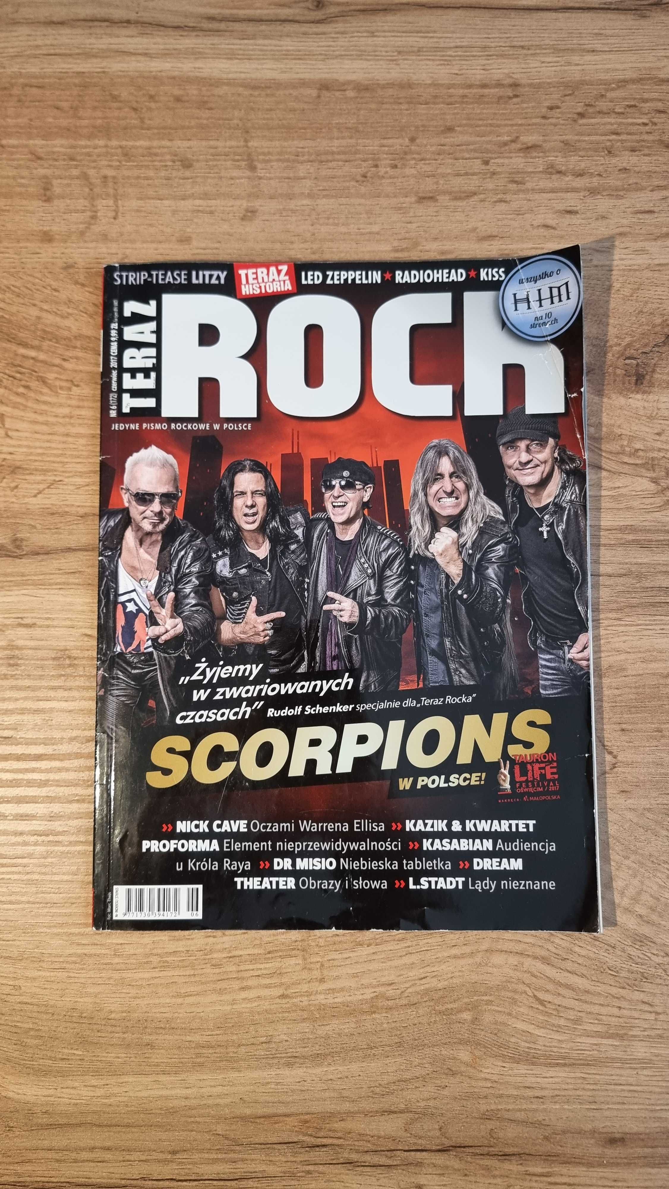 Teraz Rock 6/2017 - Scorpions, HIM, Kazik, Kasabian, Papa Roach