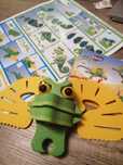 Puzzle 3D piankowe jaszczurki 6 szt