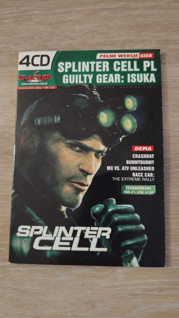 Gry Codename Panzers, Eurocops, Splinter Cell CD Action 2006