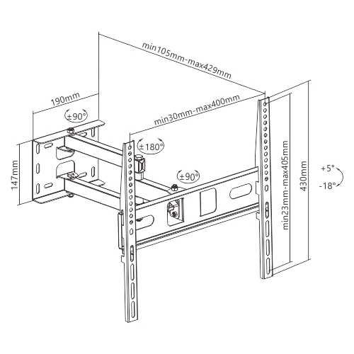 32"-55" Кронштейн для тв UniBracket BZ21-43 Крепление для телевизора