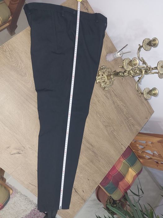 Spodnie reprezentacyjne gabardyna policja  czarne jak nowe