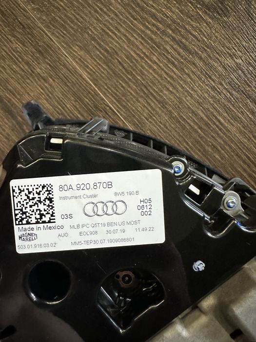 Панель приладів +мультімедія ауди Q5,A4,А5