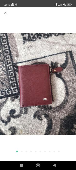 Женский кожаный кошелек dr.Bond Classic WN-23-10 бордовый