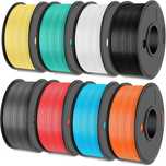 SUNLU PLA Filament Pakiet 250G x 8 szt PLA Plus 3D Drukarka