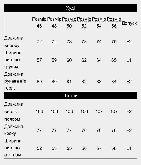 Костюм трьохнитка з начосом, чоловічий, розмір 50