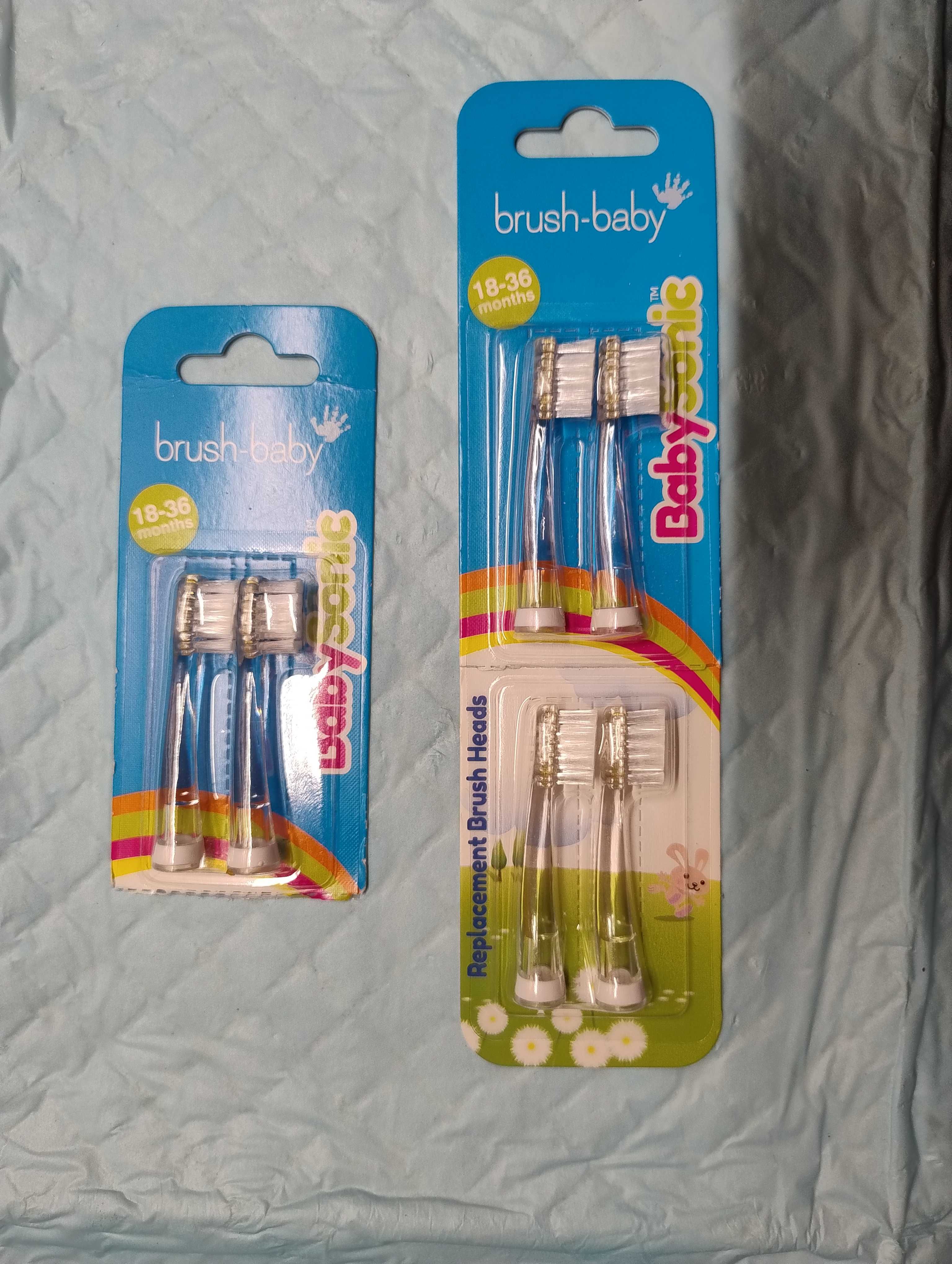 Końcówka Brush-Baby 18-36M do szczoteczki BabySonic nowa 1op.x2 szt.